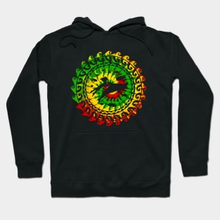 Dolphin Rider Kanaka Maoli Tie Dye Hoodie